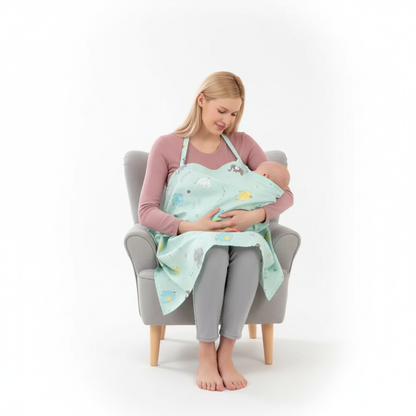 BigChoicy™ Cotton Nursing Cover – Adjustable Breastfeeding Shawl