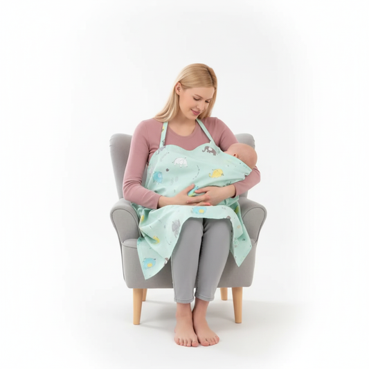 BigChoicy™ Cotton Nursing Cover – Adjustable Breastfeeding Shawl