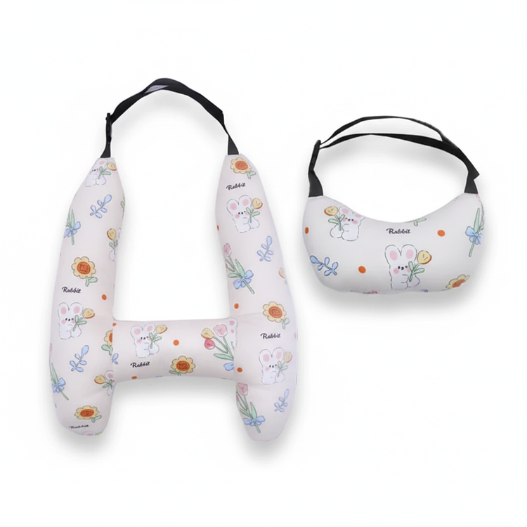BigChoicy™ H-Shape Car Travel Pillow – Safety Neck Support for Kids