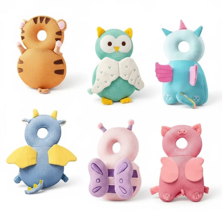 BigChoicy™ Baby Head Protector – Soft Cartoon Safety Pillow Backpack