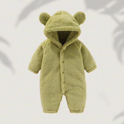 BigChoicy™ Baby Fleece Bear Romper