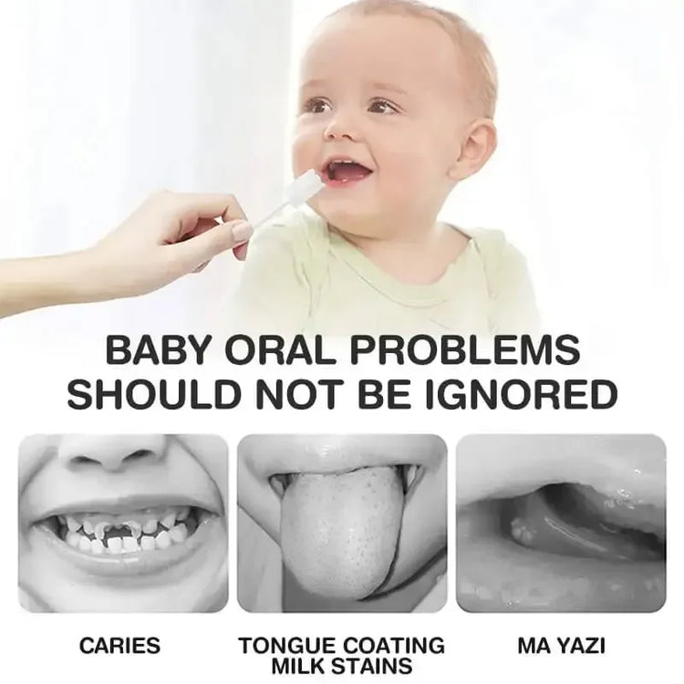 BigChoicy™ Baby Oral Care Sticks – Disposable Gauze Toothbrush & Tongue Cleaner