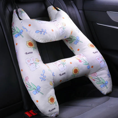 BigChoicy™ H-Shape Car Travel Pillow – Safety Neck Support for Kids