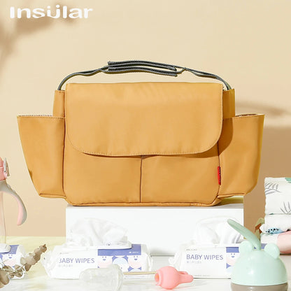 BigChoicy™ Stroller Organizer Bag – Pram Accessories & Cup Holder