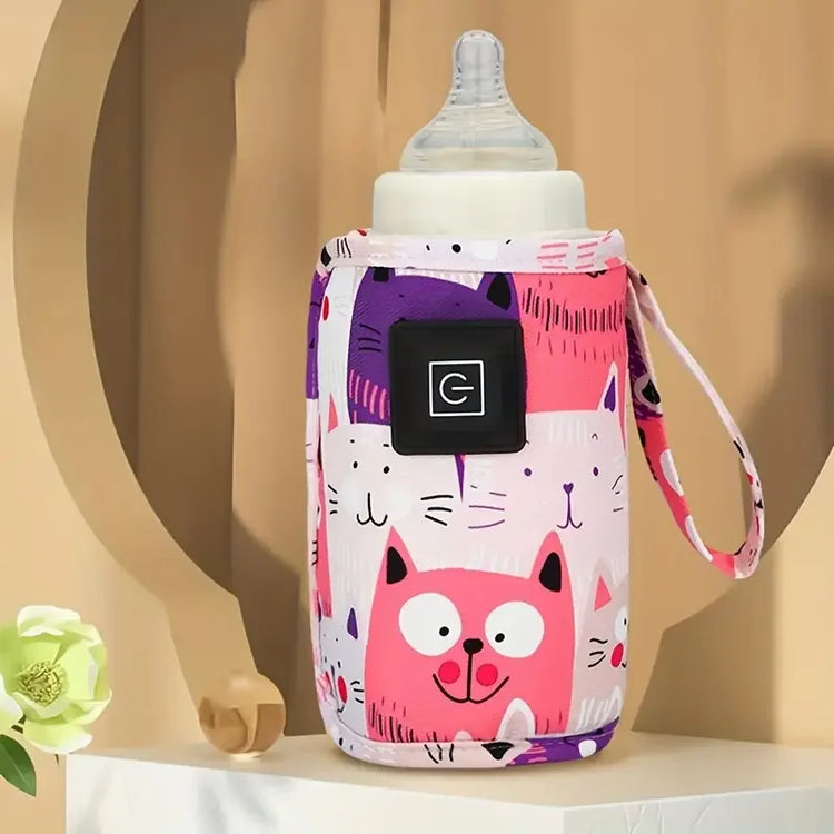 BigChoicy™ USB Bottle Warmer – Portable Insulated Bag for Milk & Water