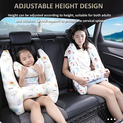 BigChoicy™ H-Shape Car Travel Pillow – Safety Neck Support for Kids