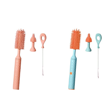 BigChoicy™ Electric Bottle Brush – 360° Portable Silicone Cleaner Set