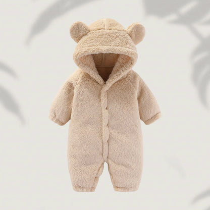 BigChoicy™ Baby Fleece Bear Romper