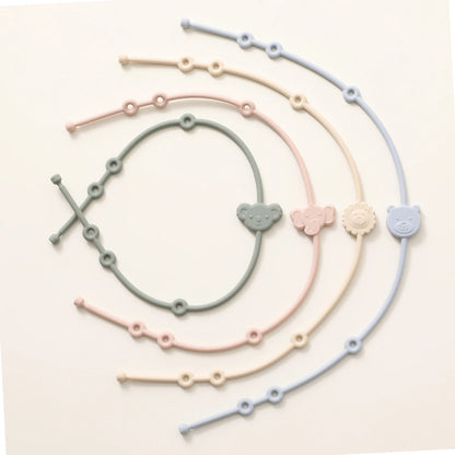 BigChoicy™ 6-Piece Baby Silicone Toy Straps