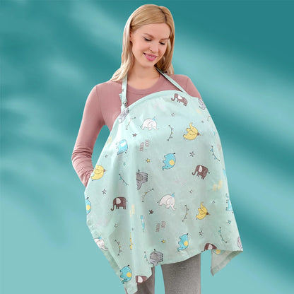 BigChoicy™ Cotton Nursing Cover – Adjustable Breastfeeding Shawl
