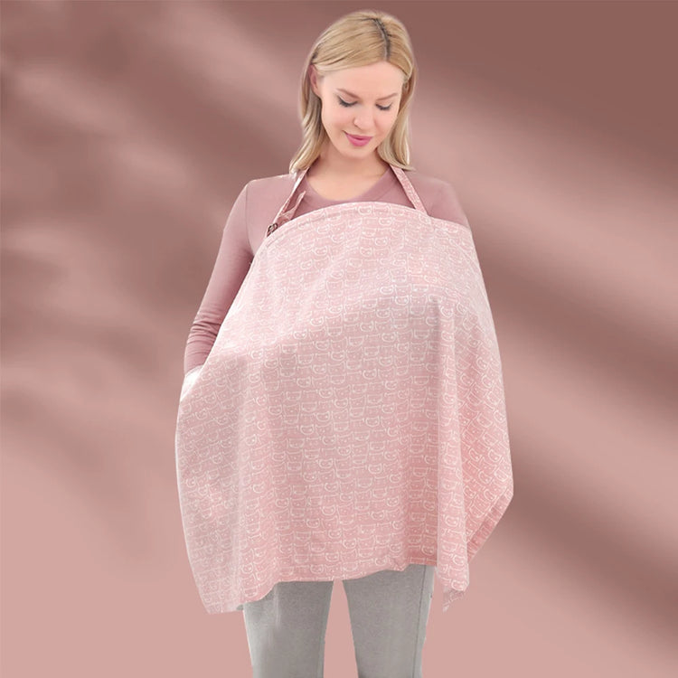 BigChoicy™ Cotton Nursing Cover – Adjustable Breastfeeding Shawl