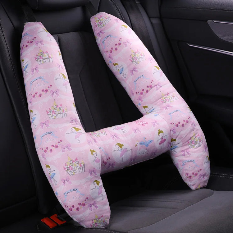 BigChoicy™ H-Shape Car Travel Pillow – Safety Neck Support for Kids
