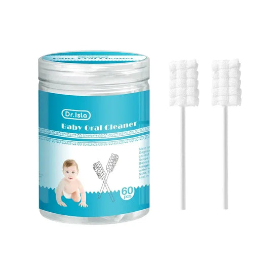 BigChoicy™ Baby Oral Care Sticks – Disposable Gauze Toothbrush & Tongue Cleaner