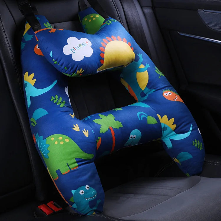 BigChoicy™ H-Shape Car Travel Pillow – Safety Neck Support for Kids