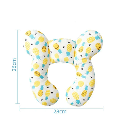 BigChoicy™ Kids U-Shaped Pillow – Soft Cotton Travel & Stroller Cushion