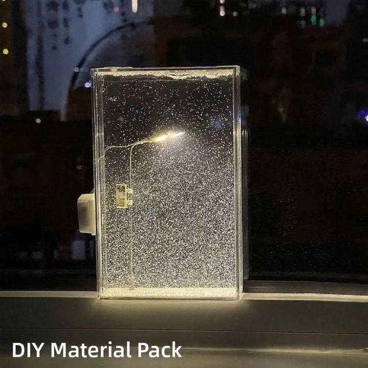 BigChoicy™ Snowy Night Light – Snow Scene Desk Lamp with Snowman Decor