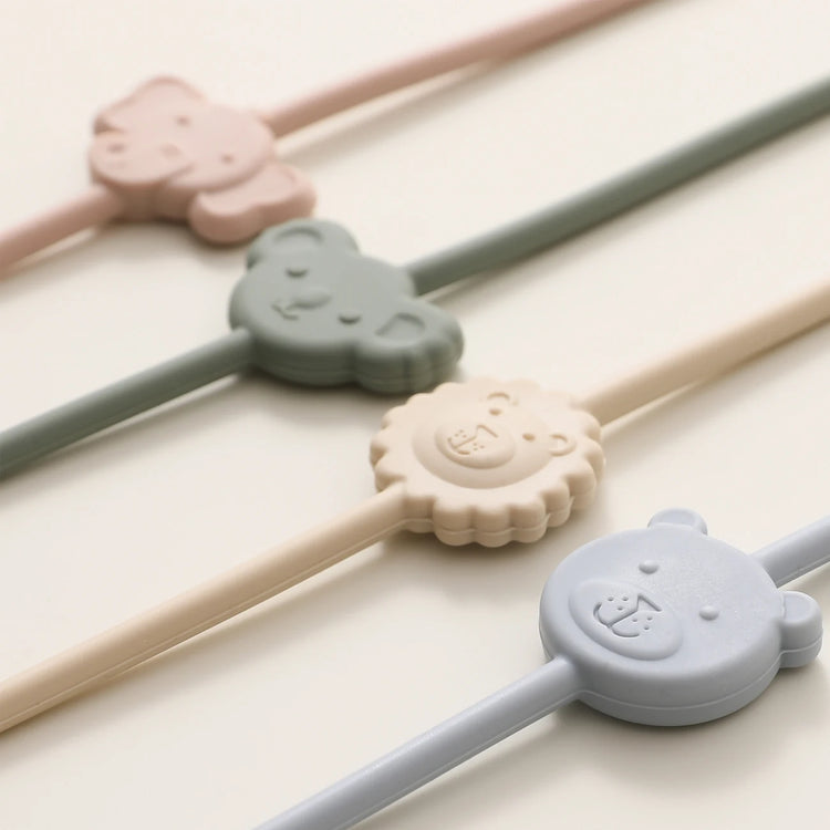 BigChoicy™ 6-Piece Baby Silicone Toy Straps