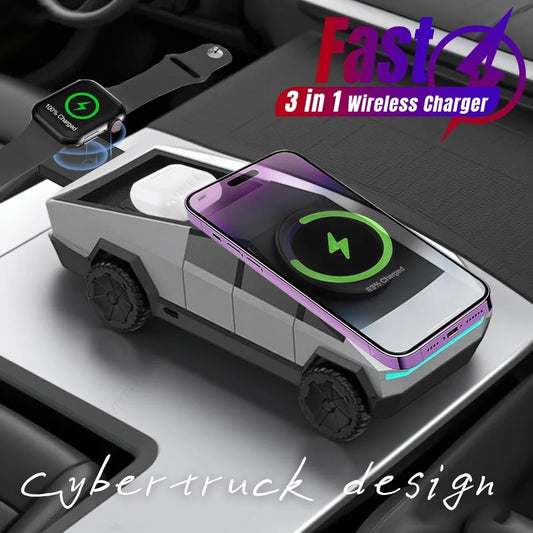 BigChoicy™ 3-in-1 Car Wireless Charger