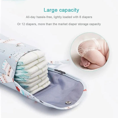 BigChoicy™ Waterproof Diaper Bag – Wet & Dry Organizer Pouch