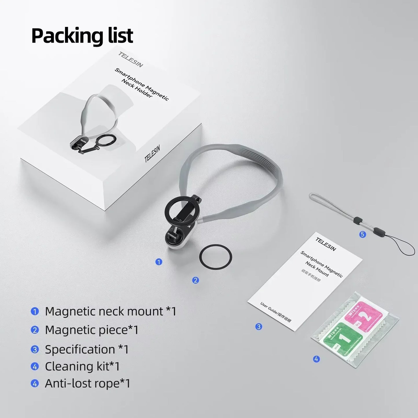 BigChoicy™ Magnetic Neck Phone Holder