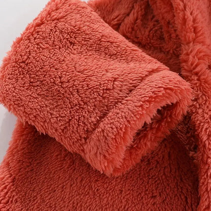 BigChoicy™ Baby Fleece Bear Romper